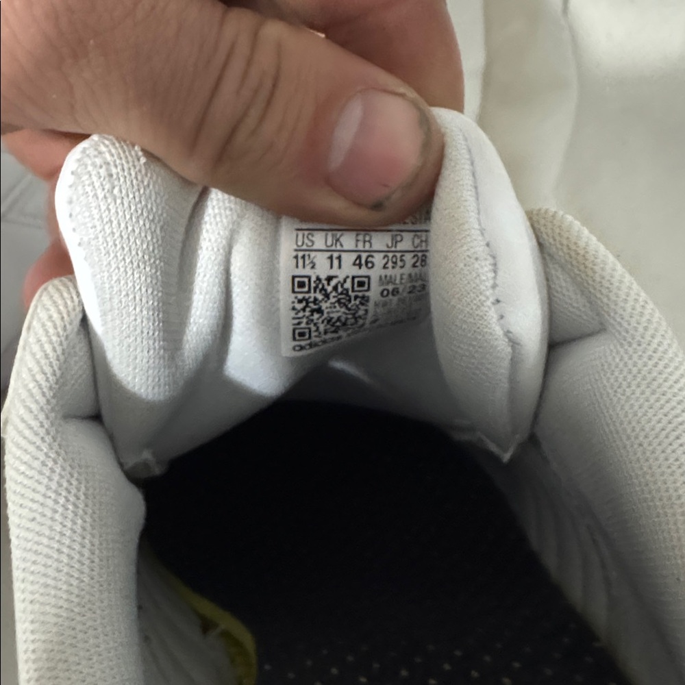 adidas White and Black Athletic Shoes - Picture 7 of 8
